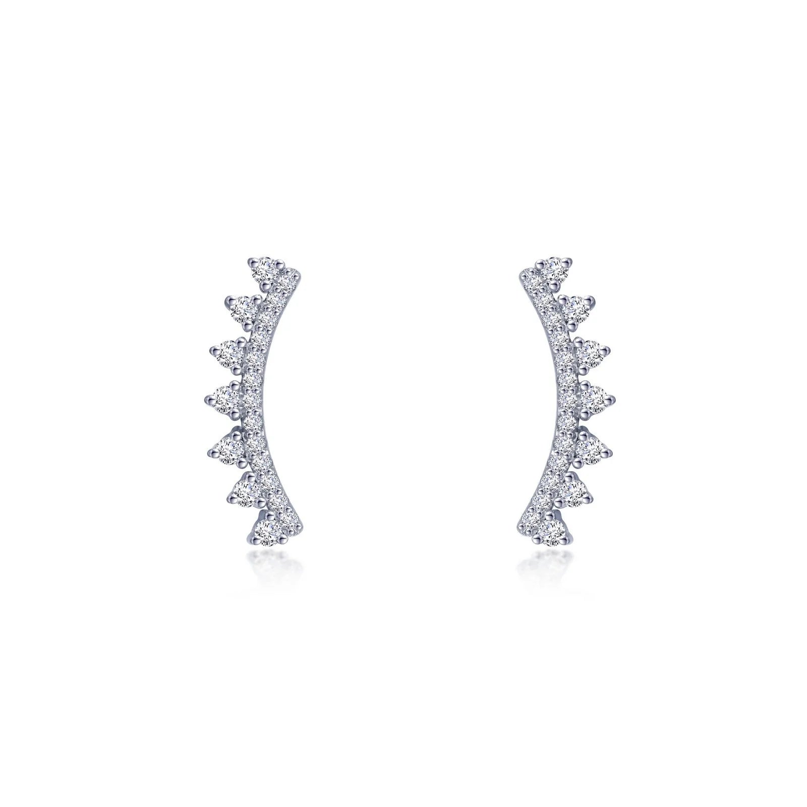 Lassaire Curved Bar Ear Climbers: Playful Brilliance