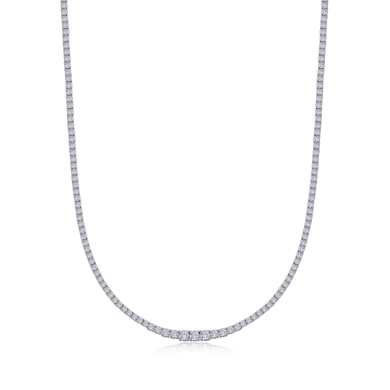 15 CTW Rivera Necklace: A Cascade of Simulated Diamond Brilliance