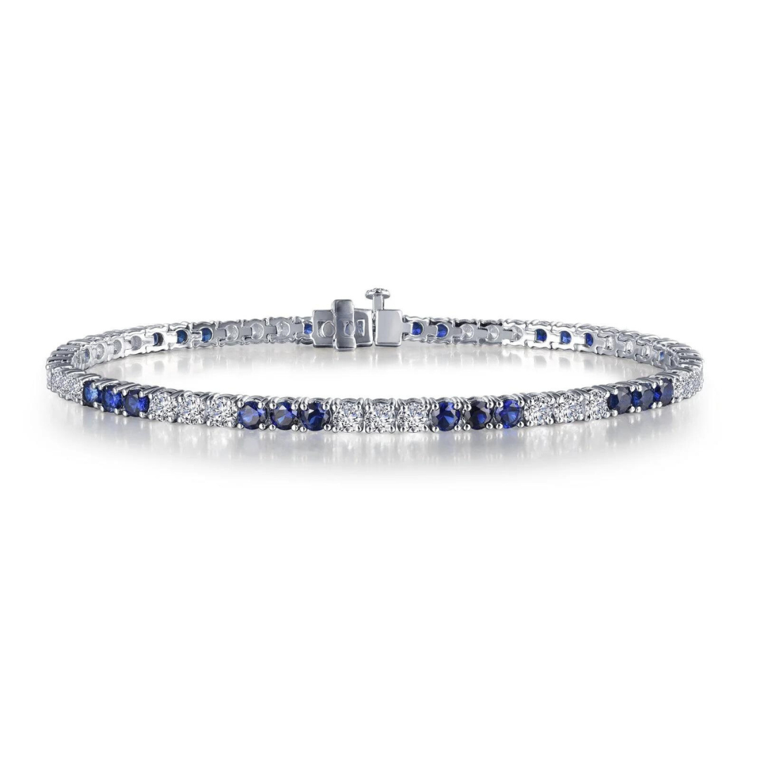 Sterling Silver Simulated Diamond Tennis Bracelet: Timeless Elegance