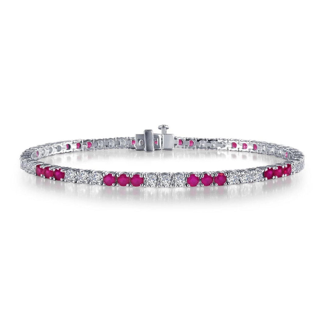 Sterling Silver Simulated Diamond Tennis Bracelet: Timeless Elegance