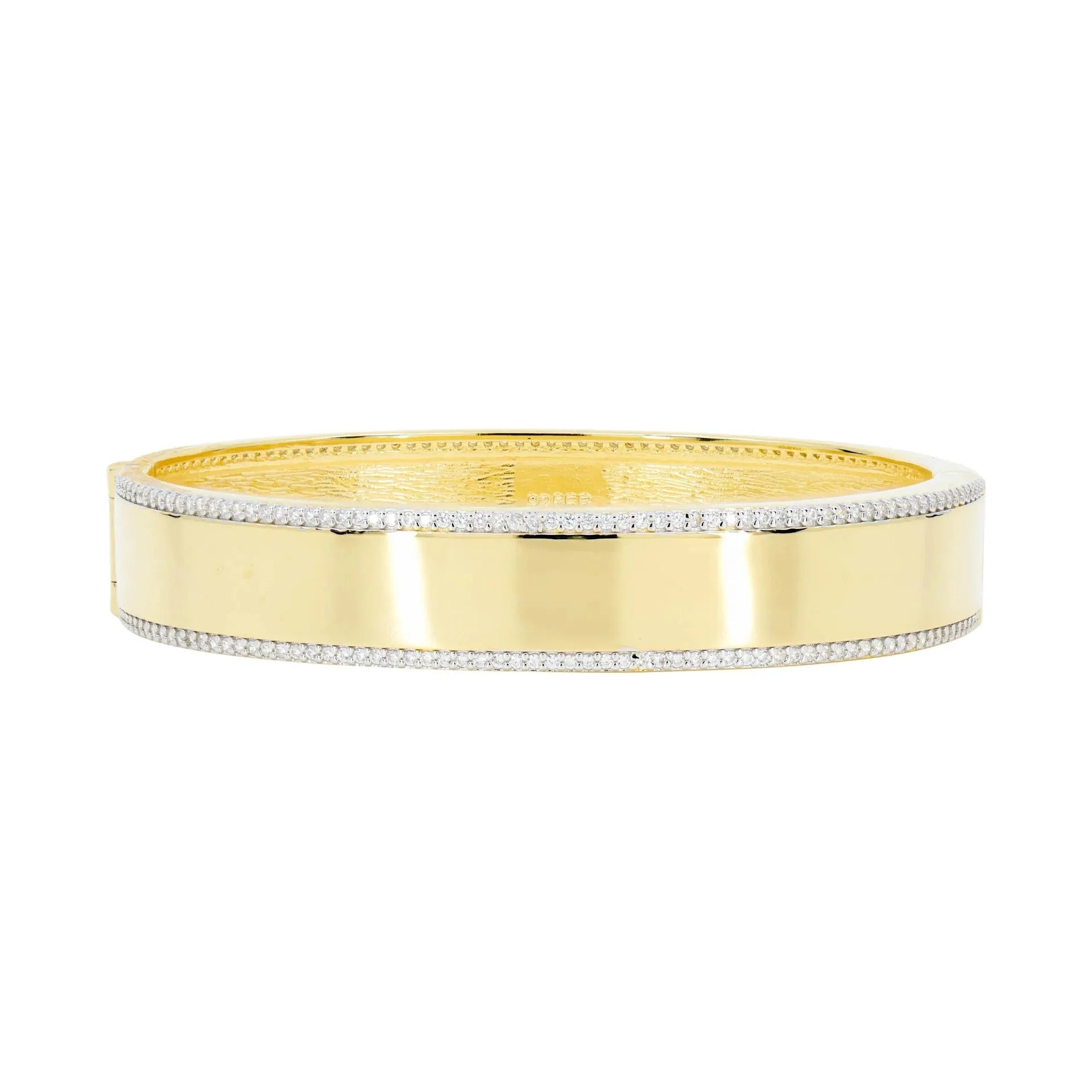 Reflections Bangle: Radiant Elegance in Sterling Silver