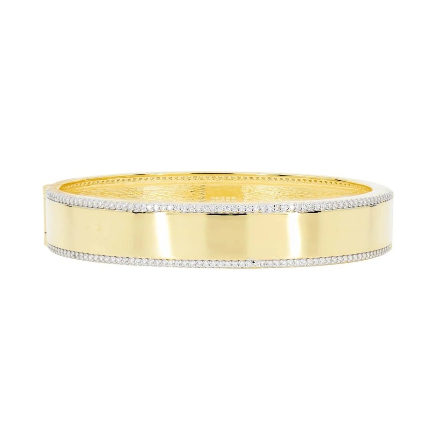 Reflections Bangle: Radiant Elegance in Sterling Silver