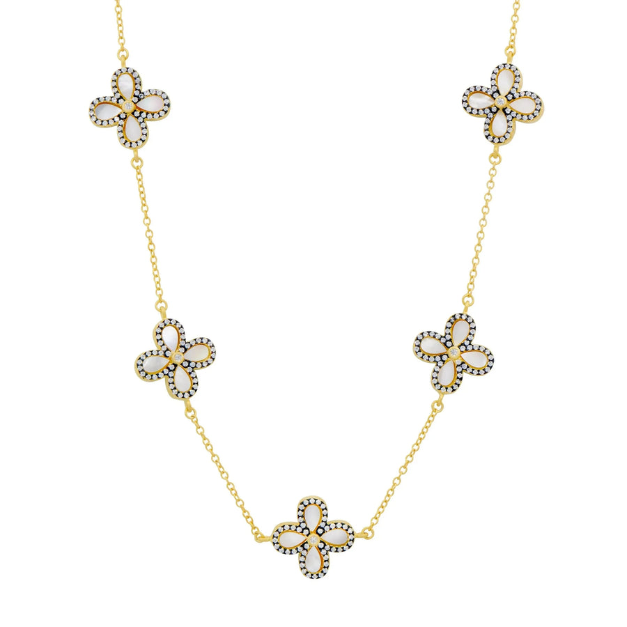 Blossoming Brilliance Short Necklace: A Beacon of Hope and Elegance