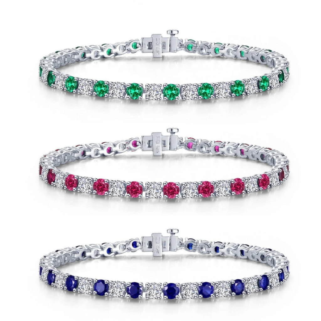 Simulated diamond tennis bracelet deals